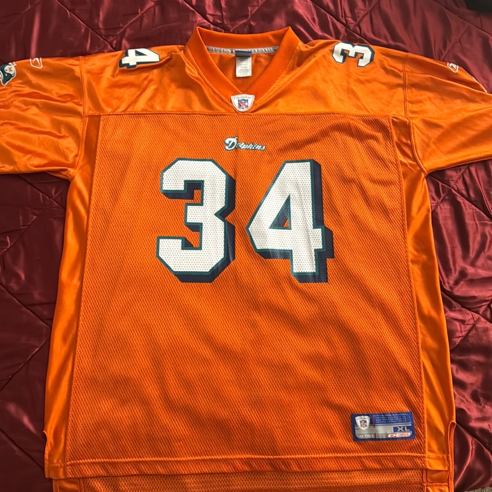 Ricky Williams Miami Dolphins football jersey
